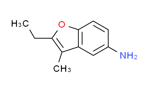 CAS No. 1033693-15-0, (2-ethyl-3-methyl-1-benzofuran-5-yl)amine