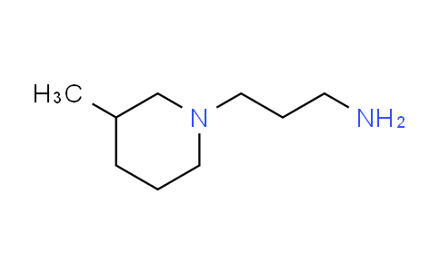 CAS No. 14156-91-3, 3-(3-methyl-1-piperidinyl)-1-propanamine