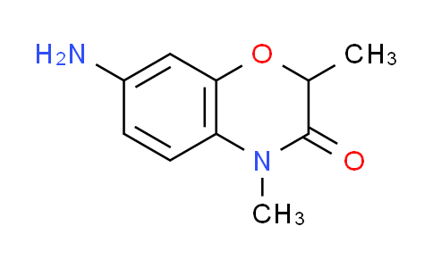 CAS No. 130137-40-5, 7-amino-2,4-dimethyl-2H-1,4-benzoxazin-3(4H)-one
