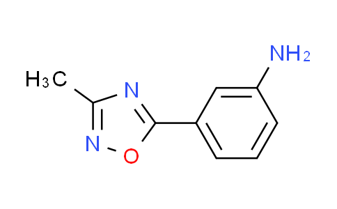 CAS No. 76629-35-1, 3-(3-methyl-1,2,4-oxadiazol-5-yl)aniline