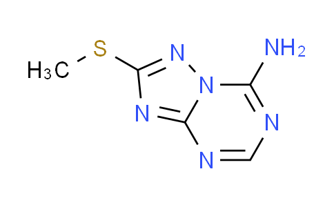 CAS No. 1011408-19-7, 2-(methylthio)[1,2,4]triazolo[1,5-a][1,3,5]triazin-7-amine