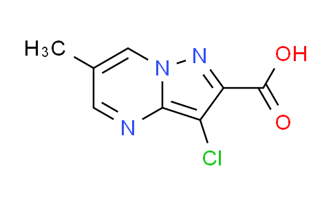 CAS No. 1015846-76-0, 3-chloro-6-methylpyrazolo[1,5-a]pyrimidine-2-carboxylic acid
