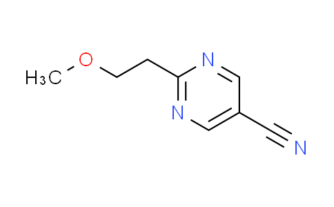 CAS No. 1123169-32-3, 2-(2-methoxyethyl)-5-pyrimidinecarbonitrile