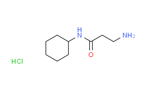 CAS No. 115022-98-5, N~1~-cyclohexyl-beta-alaninamide hydrochloride