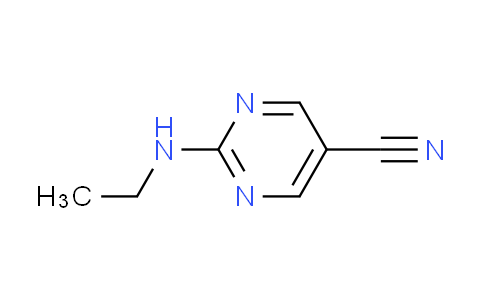 CAS No. 1033693-16-1, 2-(ethylamino)-5-pyrimidinecarbonitrile