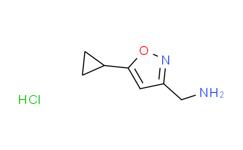 CAS No. 1255717-08-8, [(5-cyclopropyl-3-isoxazolyl)methyl]amine hydrochloride