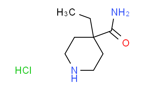 CAS No. 1233026-60-2, 4-ethyl-4-piperidinecarboxamide hydrochloride