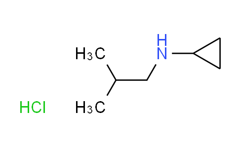 CAS No. 1020353-46-1, N-isobutylcyclopropanamine hydrochloride
