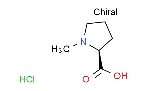 CAS No. 89614-97-1, 1-methyl-L-proline hydrochloride