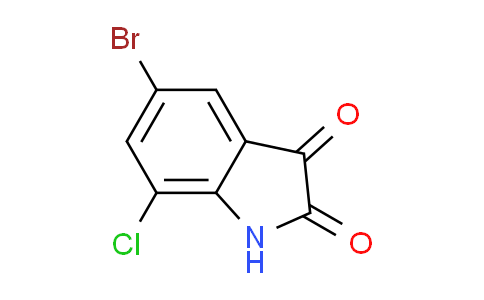 CAS No. 613656-97-6, 5-bromo-7-chloro-1H-indole-2,3-dione