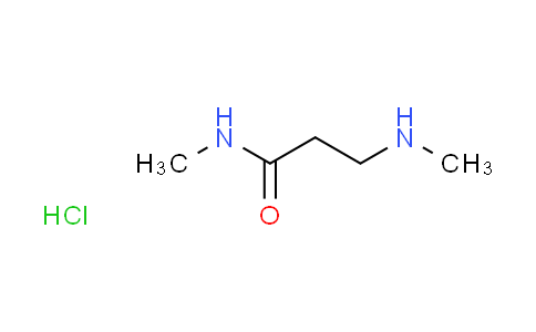 CAS No. 57180-63-9, N~1~,N~3~-dimethyl-beta-alaninamide hydrochloride