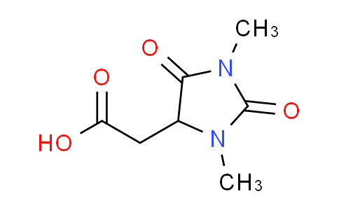 CAS No. 26972-48-5, (1,3-dimethyl-2,5-dioxo-4-imidazolidinyl)acetic acid