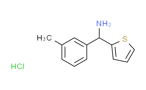 CAS No. 1269054-48-9, [(3-methylphenyl)(2-thienyl)methyl]amine hydrochloride