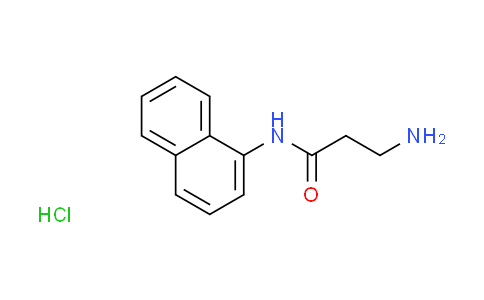 CAS No. 1235658-45-3, N~1~-1-naphthyl-beta-alaninamide hydrochloride