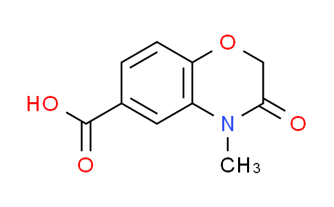 CAS No. 861338-27-4, 4-methyl-3-oxo-3,4-dihydro-2H-1,4-benzoxazine-6-carboxylic acid