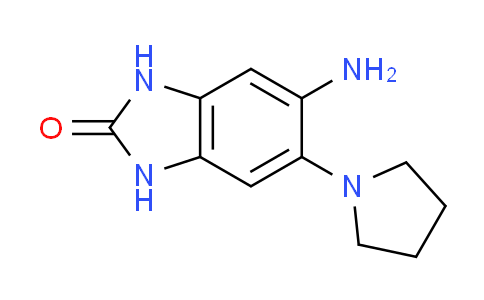 CAS No. 1082550-33-1, 5-amino-6-(1-pyrrolidinyl)-1,3-dihydro-2H-benzimidazol-2-one