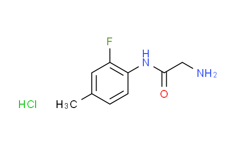 CAS No. 1147187-21-0, N~1~-(2-fluoro-4-methylphenyl)glycinamide hydrochloride