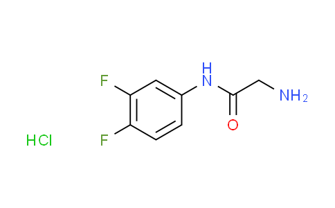 CAS No. 1046757-30-5, N~1~-(3,4-difluorophenyl)glycinamide hydrochloride