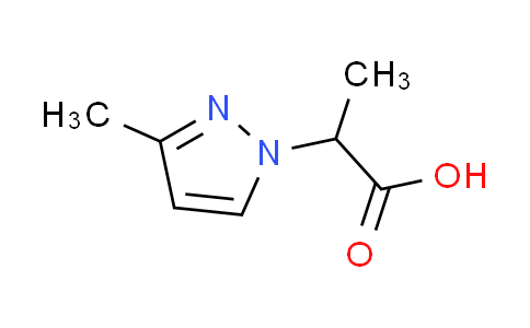 CAS No. 1005563-59-6, 2-(3-methyl-1H-pyrazol-1-yl)propanoic acid