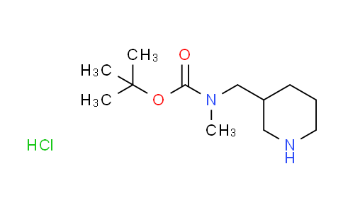 CAS No. 1255717-45-3, tert-butyl methyl(3-piperidinylmethyl)carbamate hydrochloride