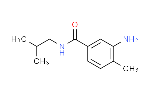 CAS No. 76765-64-5, 3-amino-N-isobutyl-4-methylbenzamide