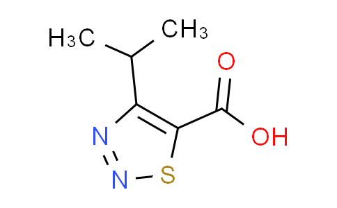 CAS No. 183302-68-3, 4-isopropyl-1,2,3-thiadiazole-5-carboxylic acid