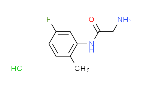 CAS No. 1046757-31-6, N~1~-(5-fluoro-2-methylphenyl)glycinamide hydrochloride