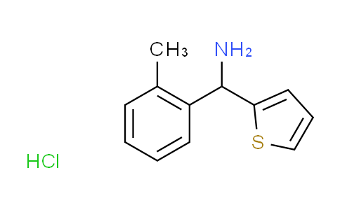 CAS No. 1269376-69-3, [(2-methylphenyl)(2-thienyl)methyl]amine hydrochloride