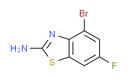 CAS No. 383131-15-5, 4-bromo-6-fluoro-1,3-benzothiazol-2-amine