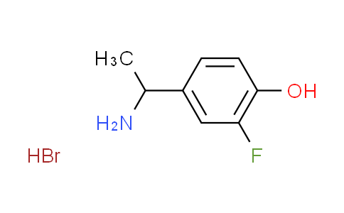 CAS No. 1185295-44-6, 4-(1-aminoethyl)-2-fluorophenol hydrobromide