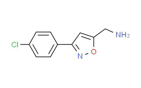 CAS No. 66046-42-2, 1-[3-(4-chlorophenyl)-5-isoxazolyl]methanamine