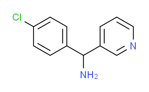 CAS No. 883548-10-5, 1-(4-chlorophenyl)-1-(3-pyridinyl)methanamine