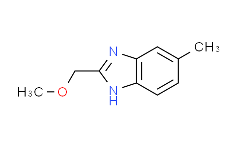 CAS No. 630091-38-2, 2-(methoxymethyl)-5-methyl-1H-benzimidazole