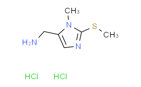 CAS No. 1269288-79-0, {[1-methyl-2-(methylthio)-1H-imidazol-5-yl]methyl}amine dihydrochloride