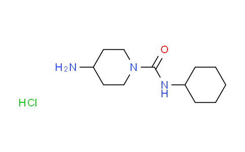 CAS No. 1158602-24-4, 4-amino-N-cyclohexyl-1-piperidinecarboxamide hydrochloride