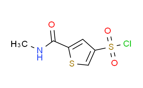 CAS No. 1060817-61-9, 5-[(methylamino)carbonyl]-3-thiophenesulfonyl chloride