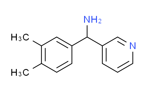 CAS No. 1015846-84-0, 1-(3,4-dimethylphenyl)-1-(3-pyridinyl)methanamine