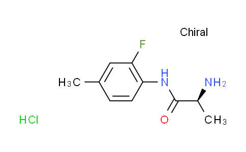 CAS No. 1214702-91-6, N~1~-(2-fluoro-4-methylphenyl)alaninamide hydrochloride
