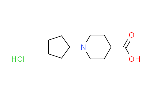 CAS No. 953077-13-9, 1-cyclopentyl-4-piperidinecarboxylic acid hydrochloride