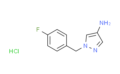 CAS No. 1018446-57-5, 1-(4-fluorobenzyl)-1H-pyrazol-4-amine hydrochloride