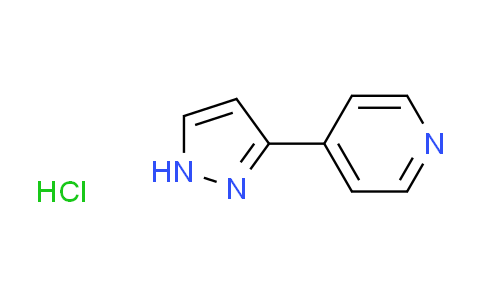 CAS No. 1189862-04-1, 4-(1H-pyrazol-3-yl)pyridine hydrochloride
