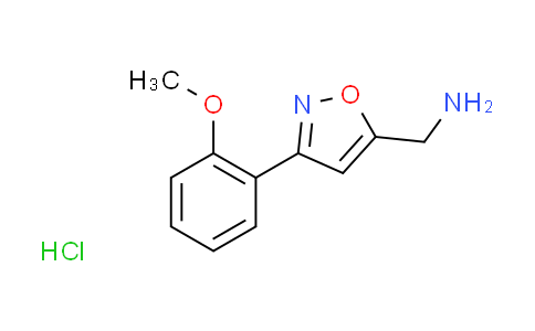 CAS No. 1431962-29-6, {[3-(2-methoxyphenyl)-5-isoxazolyl]methyl}amine hydrochloride