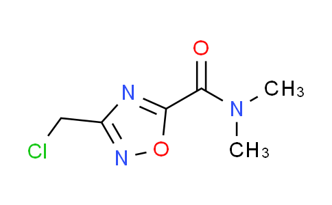 CAS No. 1185320-35-7, 3-(chloromethyl)-N,N-dimethyl-1,2,4-oxadiazole-5-carboxamide