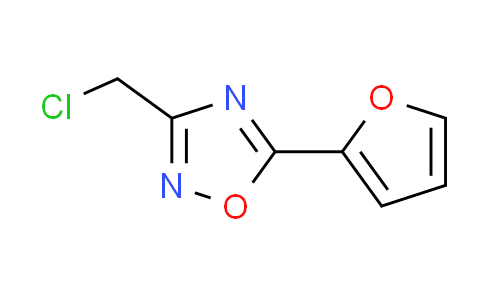 CAS No. 874816-05-4, 3-(chloromethyl)-5-(2-furyl)-1,2,4-oxadiazole