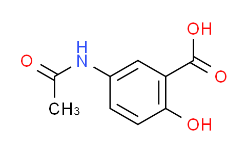 CAS No. 51-59-2, 5-(acetylamino)-2-hydroxybenzoic acid