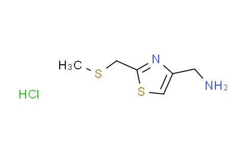 CAS No. 1269199-56-5, ({2-[(methylthio)methyl]-1,3-thiazol-4-yl}methyl)amine hydrochloride