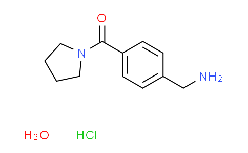 CAS No. 882855-90-5, [4-(1-pyrrolidinylcarbonyl)benzyl]amine hydrochloride hydrate