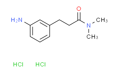 CAS No. 1268991-01-0, 3-(3-aminophenyl)-N,N-dimethylpropanamide dihydrochloride
