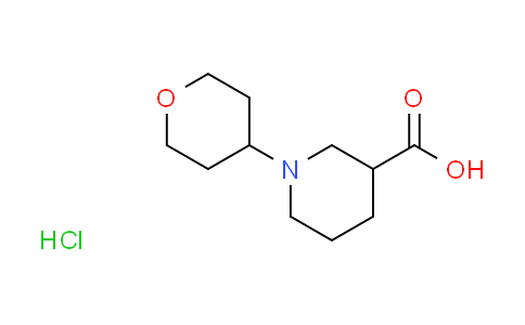 CAS No. 1158422-53-7, 1-(tetrahydro-2H-pyran-4-yl)-3-piperidinecarboxylic acid hydrochloride