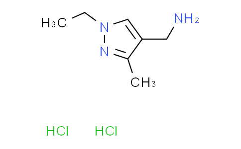 CAS No. 1609407-55-7, [(1-ethyl-3-methyl-1H-pyrazol-4-yl)methyl]amine dihydrochloride